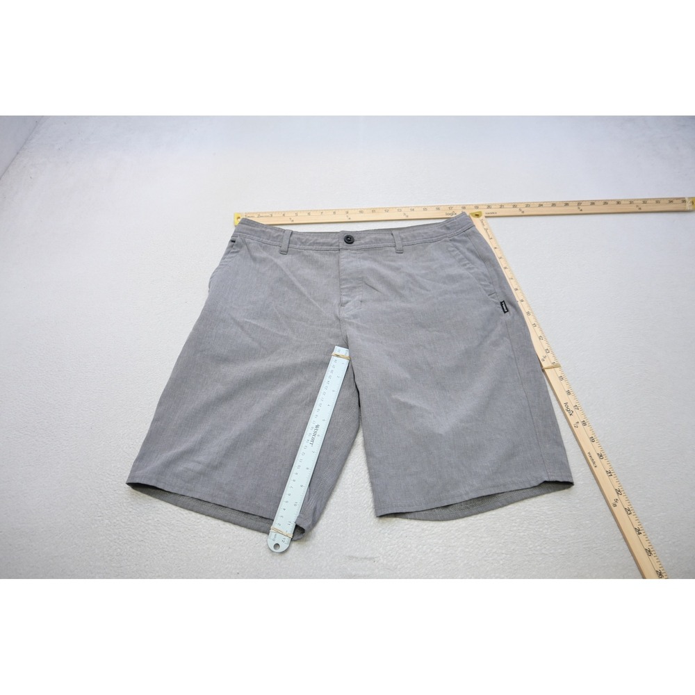 O'Neill Hybrid Shorts Mens 34 Gray Surf Golf Stretch Quick Dry Excellent